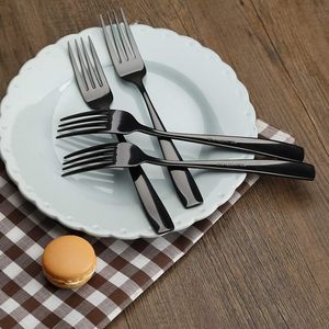 Fourchette à dîner en métal durable noir de qualité supérieure 18/10 Home Kitchen Dining Restaurant Parties - Product Image 6