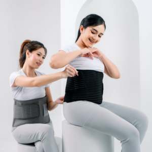 Corset en tissu élastique nano-coton de qualité supérieure, technologie nano pour un soutien maximal de l'abdomen et de la taille, antibactérien et respirant - Product Image 1
