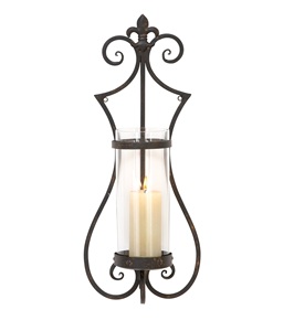 Decorative Hanging Candle Holder Wall Handcrafted Iron Home Decoration Wall Mounted Candle Stand Decorative Candle <b>Sconces</b>. - Product Image 4