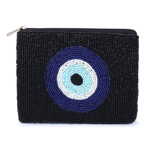 Handmade Colorful Beaded Coin Purse <b>for</b> Kids Custom Fabric <b>Wallet</b> Zipper Closure Pocket Money Purse Wholesale Beaded Pouch <b>Teens</b> - Product Image 1