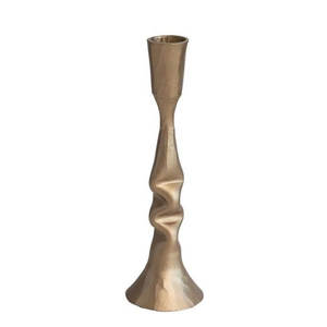 Portavelas negro de hierro forjado a mano Portavelas de mesa de metal - Product Image 5