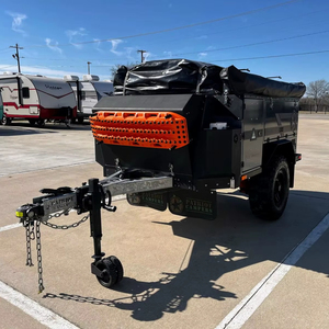 Factory Price Australia Standard Camping Mini Camper Trailer for Sale Offroad Caravan Camper Trailer for Sell at <b>Cheap</b> Prices - Product Image 4