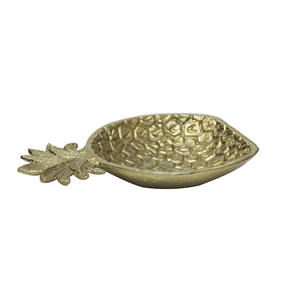 Plateau décoratif multifonctionnel en aluminium et laiton de style tropical pour la décoration intérieure du salon et la conservation des fruits pour l'occasion du Ramadan - Product Image 1