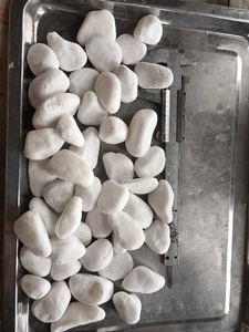 Aménagement paysager décoration de jardin galets blancs neige pour paysage extérieur galets dégoulinants décoration pierre de galets - Product Image 4