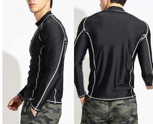 Camiseta Deportiva de Manga Larga para Hombre, Personalizada, Lisa, Compresiva, para Gimnasio, Venta al Por Mayor, Nueva Colección 2026 - Product Image 4