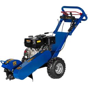 Broyeur de souches et de racines à essence 15HP 420cc, châssis pivotant à 65 degrés, hauteur de coupe 23,6'', profondeur de coupe 10'', broyeur déchiqueteur - Product Image 6