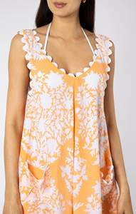 เสื้อคลุมลูกไม้สำหรับผู้หญิงเสื้อลูกไม้เปิดหลังแขนกุดแฟชั่นแขนกุดพิมพ์ลายสำหรับฤดูร้อน - Product Image 2