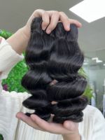 Meilleures ventes : Lots de cheveux humains cambodgiens vierges bruts, 100% naturels, en gros
