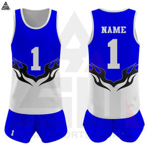 ชุดเครื่องแบบวอลเลย์บอลชายหญิงชุด100% โพลีเอสเตอร์ระบายอากาศใส่สบายพิมพ์ลายสำหรับผู้ชาย - Product Image 5