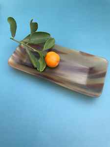 Plateau de service en corne de buffle naturel de couleur naturelle et poli à la main avec produit fait main pour plateau de fruits et autres utilisations - Product Image 2