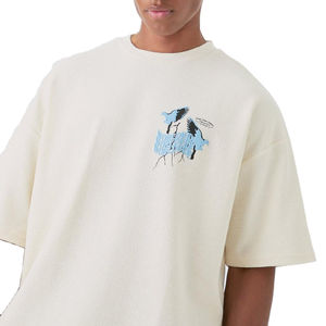 Vente en gros de t-shirts à broderie personnalisés avec votre propre logo pour hommes t-shirts à broderie à manches courtes à séchage rapide pour hommes - Product Image 2