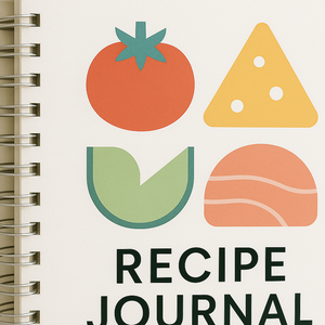 Лабон милый журнал рецептов с красочными иконами еды в спиральном переплете Поваренная книга для планирования еды на домашней кухне и творческой кулинарии - Product Image 6