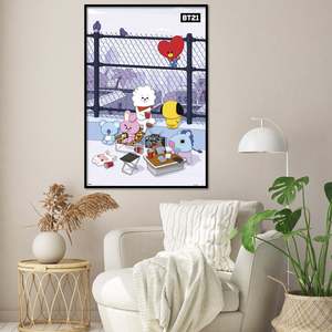 Affiche murale de style moderne BT21 pour décoration murale - Product Image 5
