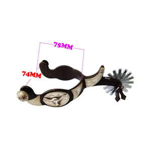 Espuelas de equitación Premium Espuelas de bota duraderas de acero inoxidable Equipo ecuestre personalizable - Product Image 2