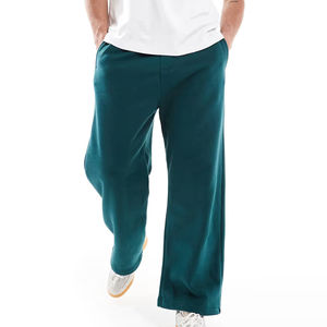 Pantalones Deportivos Casuales de Hombre, de Mezcla de Spandex/Poliéster, con Logotipo Personalizado Serigrafiado, Lavado Ácido, Estilo Desgastado, Pierna Ancha y Holgada - Product Image 3