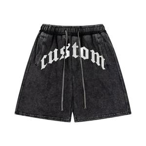 New Arrival Gym <b>Work</b> Out Drawstring Tie Dye Cotton <b>Shorts</b> Custom <b>Mens</b> Vintage Acid Wash mesh <b>Shorts</b> For <b>Men</b> - Product Image 1