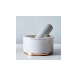 Nueva Llegada Clásico Mármol Cocina Encimera Mortero Maja Atractivo Metal Hogar Cocina Herramienta Más Vendido Artículo - Product Image 5