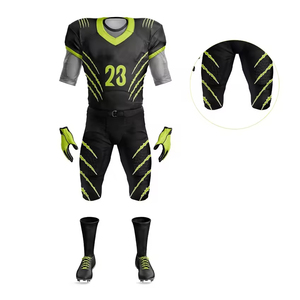 Diseño de hombro de ajuste de fuerza con comodidad de panel de malla para el máximo rendimiento del juego en forma de camiseta de fútbol americano - Product Image 5