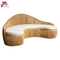 Fauteuil inclinable en rotin bohème moderne, coussin de siège personnalisable pour la maison, le bureau, le salon, la cuisine et l'extérieur – Vente en gros