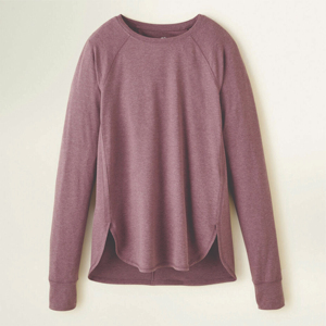 Haute qualité été haute rue dernier Style T-shirts couleur unie coton fait col rond décontracté femmes manches longues T-shirts - Product Image 5