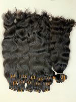 18 pouces péruvienne vague profonde elle est heureuse cheveux argent comptant à la livraison depuis le site officiel d'alibaba indien extensions de cheveux humains
