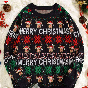 2026 Collection New Fashion Men's Sport Running Wear Casual Regular Fit Solid Winter <b>Christmas</b> Custom Logo Fleece Eco-Friendly - Product Image 6