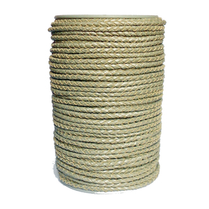 Gran oferta, cordón de cuero trenzado gris metálico, borde Natural, accesorio de pulsera DIY, venta completa, accesorios de joyería, componentes - Product Image 1