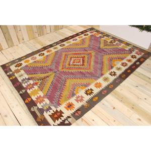 Tapis turc 6,3x9,4 pi (193x285 cm), tapis vintage violet style sud-ouest - Product Image 1