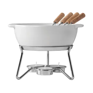 Ensemble de fondue BOSKA pour merchandising personnalisé, double chauffe-eau pour un fromage et un chocolat parfaitement fondus - Product Image 1