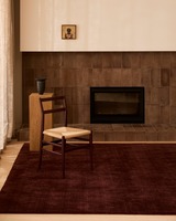 Handgetufteter Wollte ppich Bordeaux Roter Teppich Luxus moderner Teppich für Wohnzimmer Schlafzimmer Esszimmer