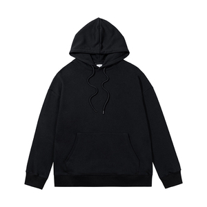 Sudaderas con capucha en blanco de gran tamaño para mujer Pullover estilo Drop Shoulder Impresión de logotipo personalizado disponible Servicio OEM - Product Image 1