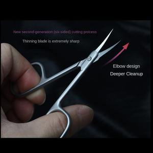 Wholesale New Design with Straight Blade for Professional Manicurist Stainless Steel Small Nail <b>Cuticle</b> <b>Scissors</b> Pakistan - Product Image 3