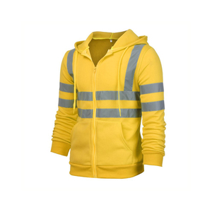 เสื้อฮู้ดน้ำหนักเบาสีทึบสะท้อนแสง - Product Image 4