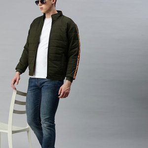 Outdoor <b>Warm</b> Long Sleeve <b>Coat</b> Winter Men's Jacket Fashion Custom Plus Size Stand Adults Solid Support - Product Image 1