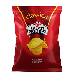 Patatas fritas Classica Salati Preziosi bocadillos salados Paquete de 120g Snack italiano salado sin gluten