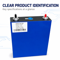 Stock UE - Cellule de batterie LiFePO4 MB31 314Ah 3.2V Grade A - 8000 cycles pour stockage d'énergie solaire domestique 16kWh