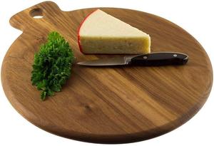 Poignée avec planche à découper en bois Ustensiles de cuisine ronds Planche à découper Durable Bambou Verre Marbre Plastique PC Matériel BY HF CRAFTS - Product Image 5