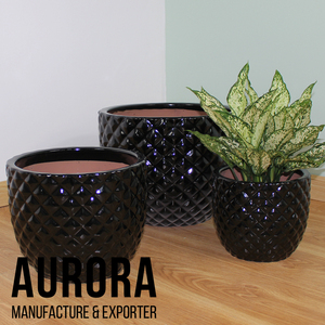 Maceta de Cerámica Ecológica, Nuevo Diseño, Artículos para Jardín y Hogar, Precio de Fábrica, Macetas con Orificio de Drenaje y Acabado Esmaltado - Product Image 3