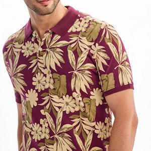 Polo de haute qualité Design personnalisé Polo de haute qualité en coton pour hommes Vêtements de polo de couleur unie avec logo personnalisé - Product Image 2