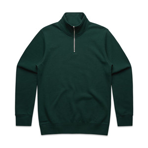 LOGO personnalisé OEM vente en gros, col ras du cou, demi-fermeture éclair, pull vierge pour hommes, Logo imprimé personnalisé, sweat-shirt en coton - Product Image 1