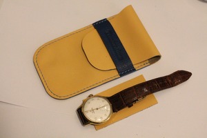 Montre-bracelet étui de montre en cuir pochette organisateur de voyage LWP-0024B de protection personnalisée - Product Image 2