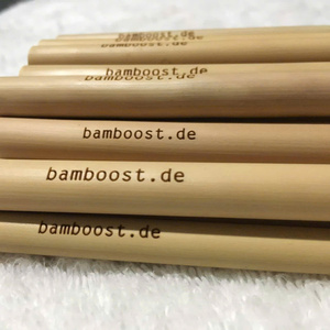 Juego de pajitas de bambú reutilizables ecológicas con logotipo personalizado de Eco2go Vietnam, Pajita de viaje antibacteriana - Product Image 5