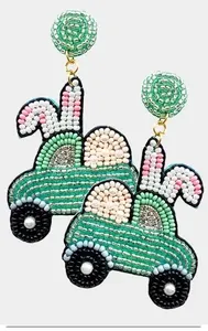 Pendientes de Diseño con Cierre para Mujer, de Primera Calidad, Más Vendidos, Elegantes, con Cuentas Bordadas a Mano, Accesorio de Moda Especial - Product Image 2