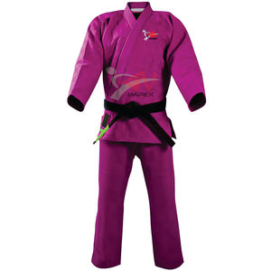 Vente en gros d'uniformes d'arts martiaux de haute qualité uniformes personnalisés de jiu jitsu uniformes professionnels de judo avec logo personnalisé et tissu 100% coton - Product Image 4