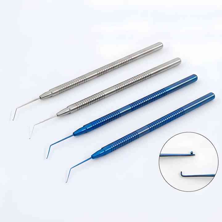 Titanium Flap Lifter and Ophthalmic Hooks Set Graefe Strabismus Hook ...