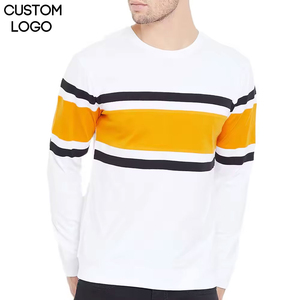 T-shirt à manches longues en coton 100% imprimé sur mesure, pour homme, décontracté, respirant, surdimensionné, service OEM - Product Image 1