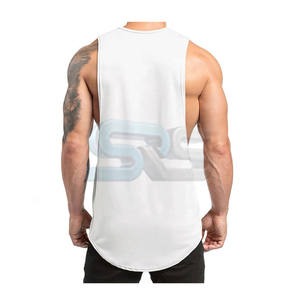 <b>Bodybuilding</b> Stringer <b>Vest</b> Mens Tank Top Custom Gym Wear Breathable Muscle Tee Fitness Sports Clothing Knitted Weaving - Product Image 5
