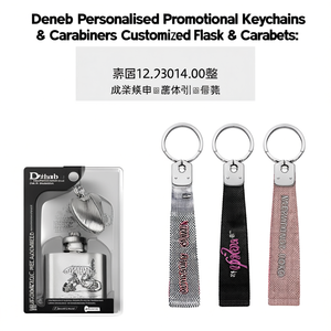 Portachiavi e Moschettoni Promozionali Personalizzati Deneb, Gadget Portachiavi a Forma di Borraccia Personalizzabili - Product Image 2
