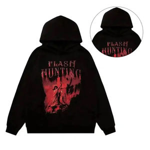 Nuevo logotipo personalizado de algodón puro de alta calidad con logotipo personalizado sudaderas con capucha de serigrafía transpirable para hombres disponibles en DTG y DTF - Product Image 4