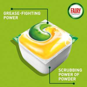 Tablettes lave-vaisselle Fairy All-In-1 en vrac, 132 tablettes, citron - Product Image 5